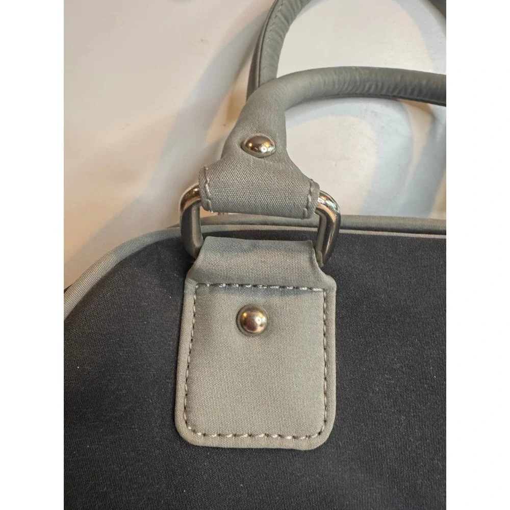 Sandol Penn‎ State Handbag Blue Gray Logo Purse Structured Mini Satchel